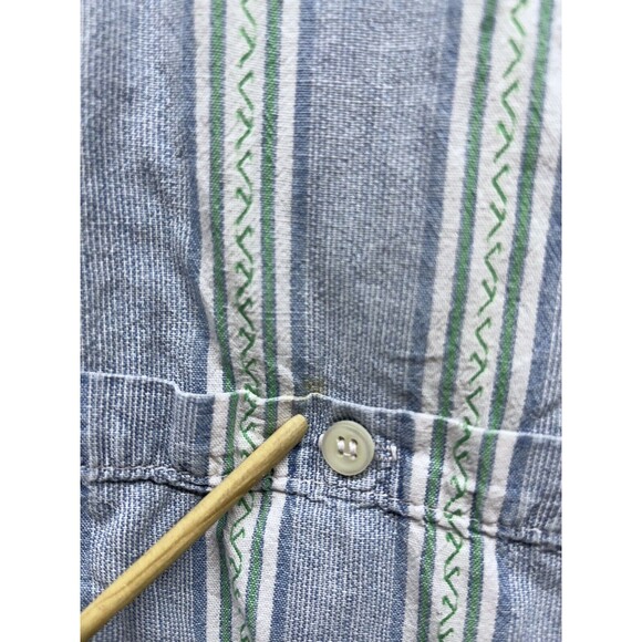 Vintage Guess Georges Marciano thin soft button down short sleeve shirt M-L - Picture 5 of 10